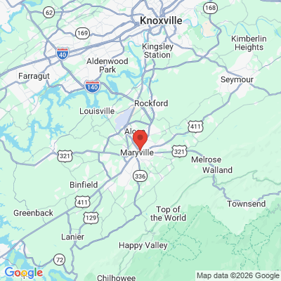 Map to  office in Maryville, TN