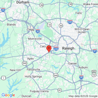 Map to  office in Cary, NC