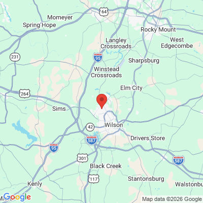 Map to  office in Wilson, NC