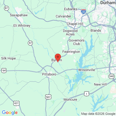 Map to  office in Pittsboro, NC