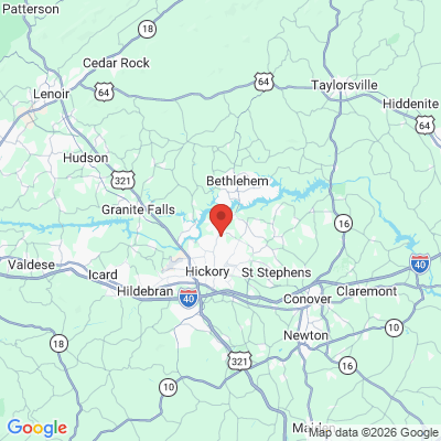Map to  office in Hickory, NC