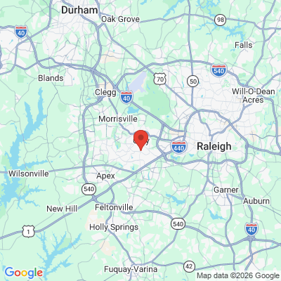 Map to  office in Cary, NC