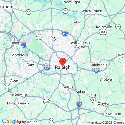 Map to  office in Raleigh, NC