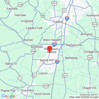 Map to  office in Spring Hill, TN