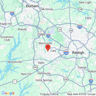 Map to  office in Cary, NC