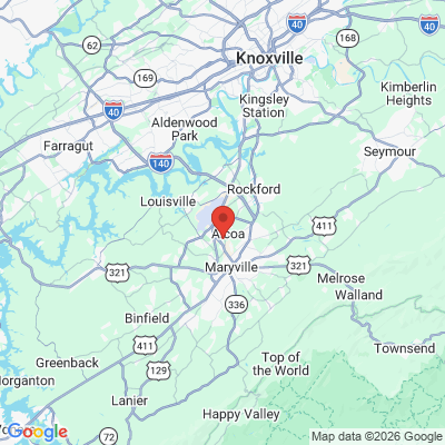 Map to  office in Alcoa, TN