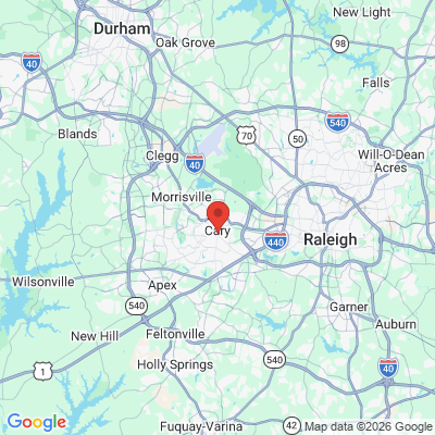 Map to  office in Cary, NC