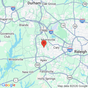 Map to Dr. Tara Bell, DDS: Bell Family Dentistry office in Cary, NC