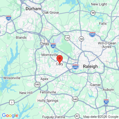 Map to  office in Cary, NC