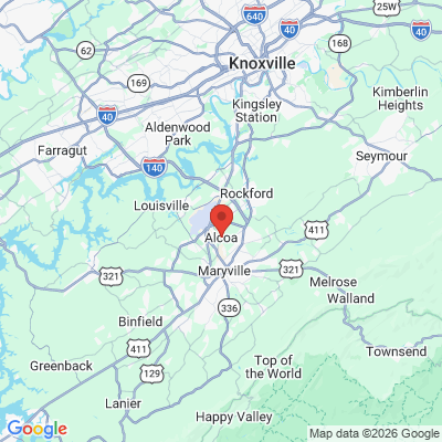 Map to  office in Alcoa, TN