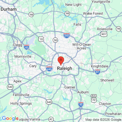Map to  office in Raleigh, NC