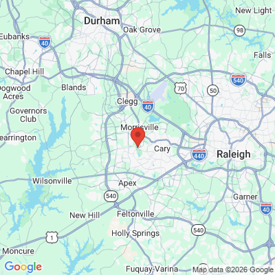 Map to  office in Cary, NC