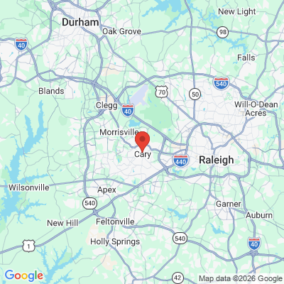 Map to  office in Cary, NC