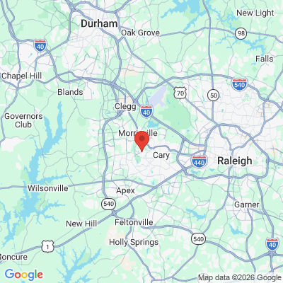 Map to  office in Cary, NC