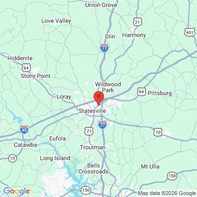 Map to  office in Statesville, NC