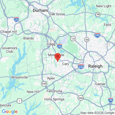 Map to  office in Cary, NC