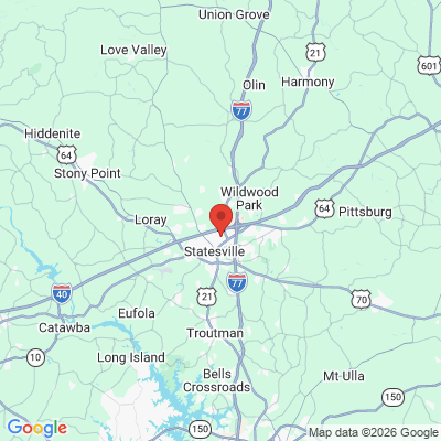 Map to  office in Statesville, NC