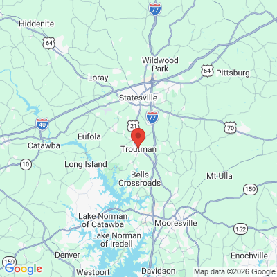 Map to  office in Troutman, NC