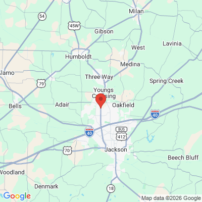 Map to  office in Jackson, TN