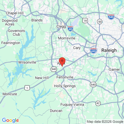 Map to  office in Apex, NC