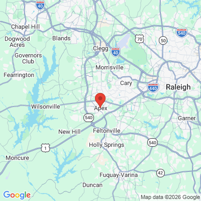 Map to  office in Apex, NC