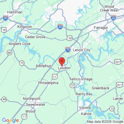 Map to  office in Loudon, TN