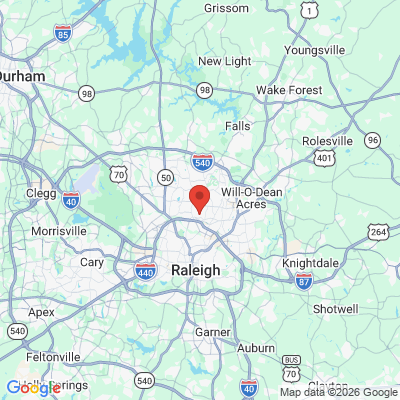 Map to  office in Raleigh, NC