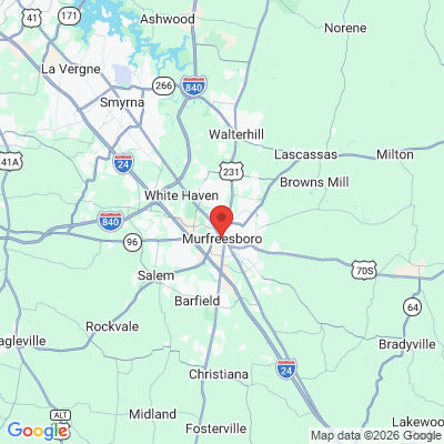 Map to  office in Murfreesboro, TN