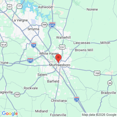 Map to  office in Murfreesboro, TN
