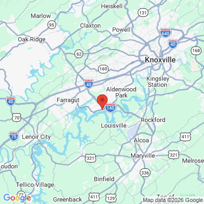 Map to  office in Knoxville, TN