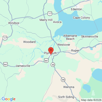 Map to  office in Plymouth, NC