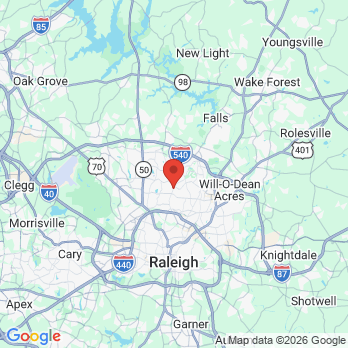 Map to Midtown Dental office in Raleigh, NC