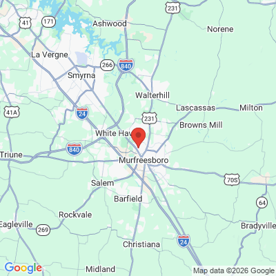 Map to  office in Implant And General Dentistry Of Middle Tennessee