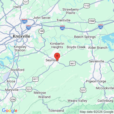 Map to  office in Seymour, TN