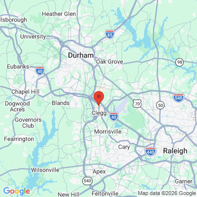 Map to  office in Durham, NC
