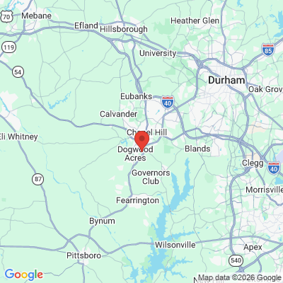 Map to  office in Chapel Hill, NC