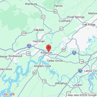 Map to  office in Kingston, TN