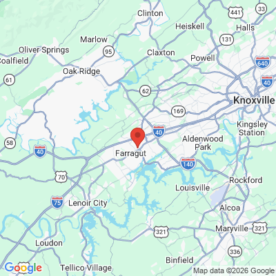 Map to  office in Farragut, TN