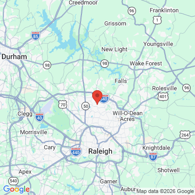 Map to  office in Raleigh, NC