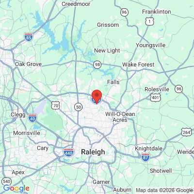 Map to  office in Raleigh, NC