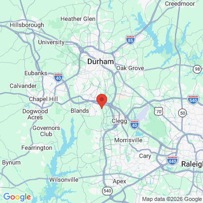 Map to  office in Durham, NC