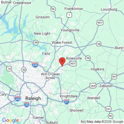 Map to  office in Raleigh, NC