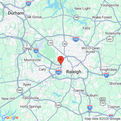 Map to  office in Raleigh, NC