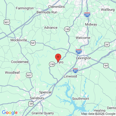 Map to  office in Lexington, NC