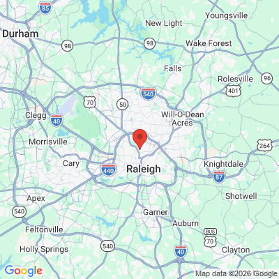 Map to  office in Raleigh, NC