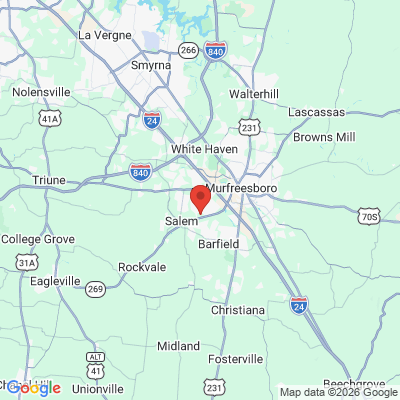 Map to  office in Murfreesboro, TN