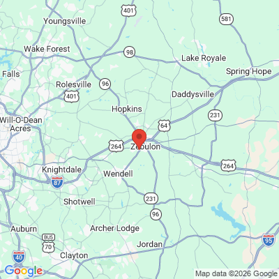 Map to  office in Zebulon, NC
