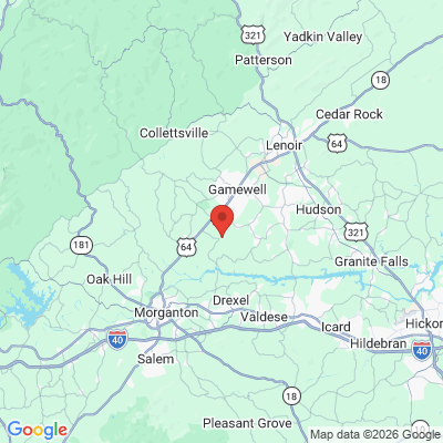 Map to  office in Connelly Springs, NC