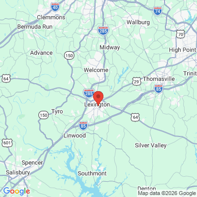 Map to  office in Lexington, NC