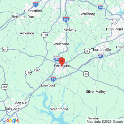 Map to  office in Lexington, NC